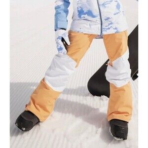 ROXY CHLOE KIM WOMEN'S LARGE / WOODROSE TECHNICAL SKI SNOWBOARD WINTER PANTS